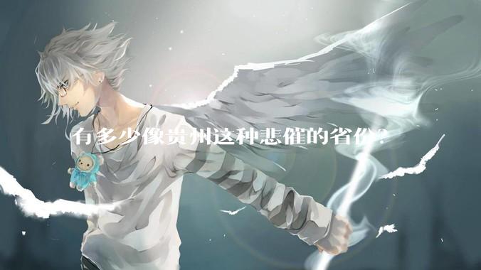 有多少像贵州这种悲催的省份？